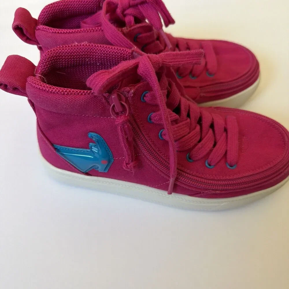 BILLY Footwear Billy High Top Pink Canvas Kids 2